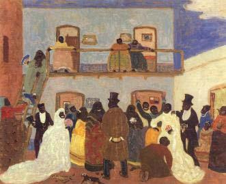 Pedro Figari Doble boda china oil painting image